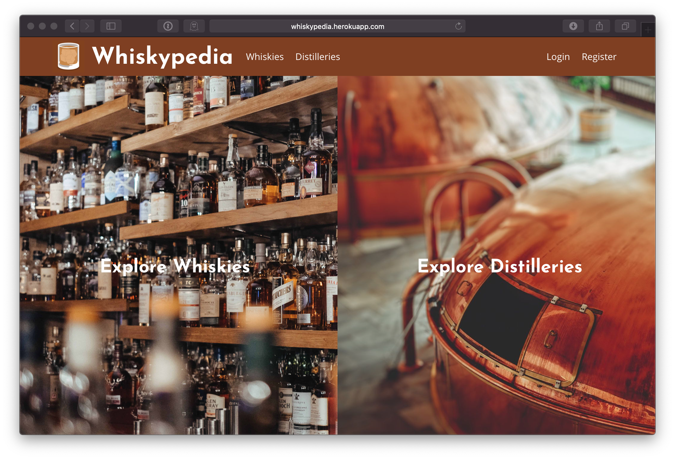 Whiskypedia Screenshot